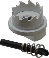 Lenox - 1-7/32" Diam, 1/2" Cutting Depth, Hole Saw - Carbide-Tipped Saw, Toothed Edge - Exact Tool & Supply