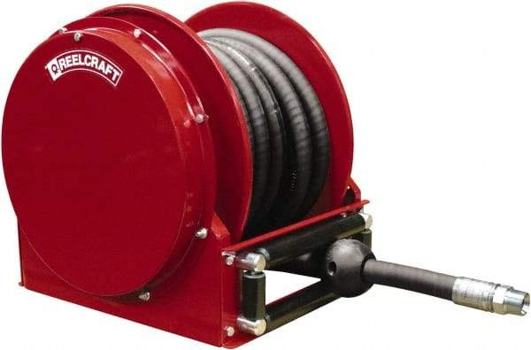 Reelcraft - 50' Spring Retractable Hose Reel - 300 psi, Hose Included - Exact Tool & Supply