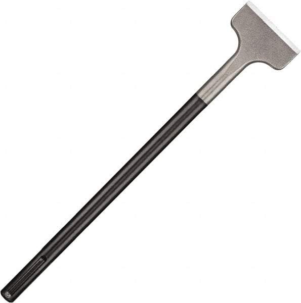 DeWALT - 3" Head Width, 16" OAL, 0.78" Shank Diam, Scaling Chisel - SDS Max Drive, SDS Max Shank, Steel - Exact Tool & Supply