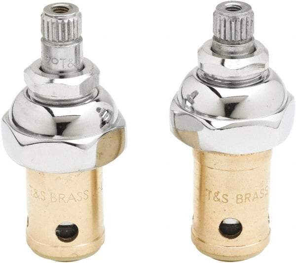 T&S Brass - 2 Pieces Two Handle Faucet Faucet Repair Kit - Complete Two Handle Repair Kit Style - Exact Tool & Supply