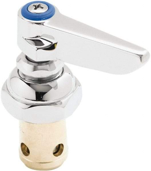 T&S Brass - Left Hand Spindle, Faucet Stem and Cartridge - For Use with Standard Faucets - Exact Tool & Supply