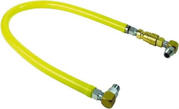 T&S Brass - 3/4" ID x 4' OAL, NPT Gas Hose - 0 to 75°F - Exact Tool & Supply