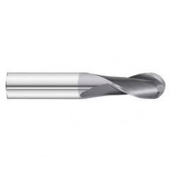 9mm x 22mm x 64mm 2 Flute Ball Nose  End Mill- Series 3215SD - Exact Tool & Supply