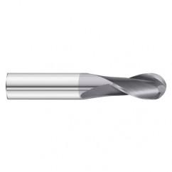 1" x 1-1/2 x 4 2 Flute Ball Nose End Mill- Series 3215SD - Exact Tool & Supply