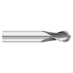 1/2 x 3/4 x 3 2 Flute Ball Nose End Mill- Series 3215STB - Exact Tool & Supply