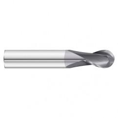 1" x 1 x 4 2 Flute Ball Nose End Mill- Series 3215STB - Exact Tool & Supply