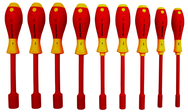 Insulated Nut Driver Inch Set Includes: 3/16" - 5/8"; in Roll Up Pouch. 9 Pieces - Exact Tool & Supply
