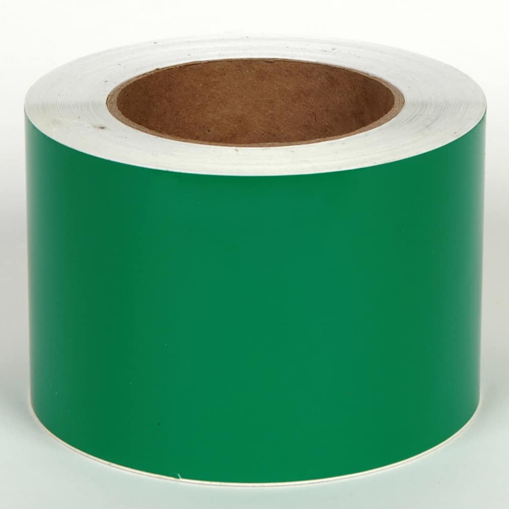 Cobra Systems - Labels, Ribbons & Tapes; Type: Vinyl Tape ; Color: Green ; For Use With: VNM8 ; Width (Inch): 6 ; Length (Feet): 150 ; Material: Vinyl - Exact Tool & Supply