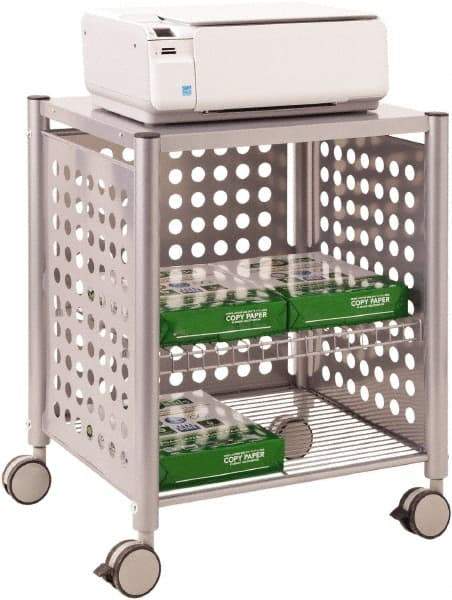 Vertiflex Products - Gray Printer/Copier Stand - Use with Printer, Fax Machines, Personal Copiers - Exact Tool & Supply