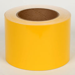 Cobra Systems - Labels, Ribbons & Tapes; Type: Vinyl Tape ; Color: Yellow ; For Use With: VNM8 ; Width (Inch): 6 ; Length (Feet): 150 ; Material: Vinyl - Exact Tool & Supply