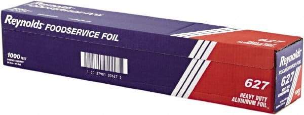 Reynolds - Heavy Duty Aluminum Foil Roll, 24" x 1,000', Silver - Use with Food Protection - Exact Tool & Supply
