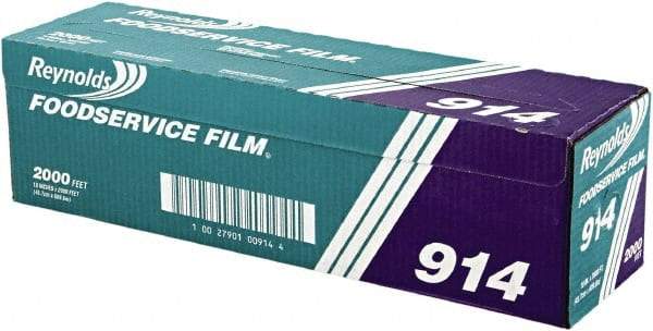 Reynolds - PVC Film Roll with Cutter Box, 18" x 2,000', Clear - Use with Food Protection - Exact Tool & Supply