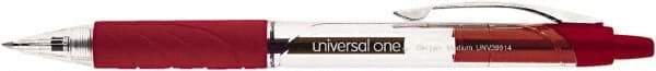 Universal One - Conical Roller Ball Pen - Red - Exact Tool & Supply