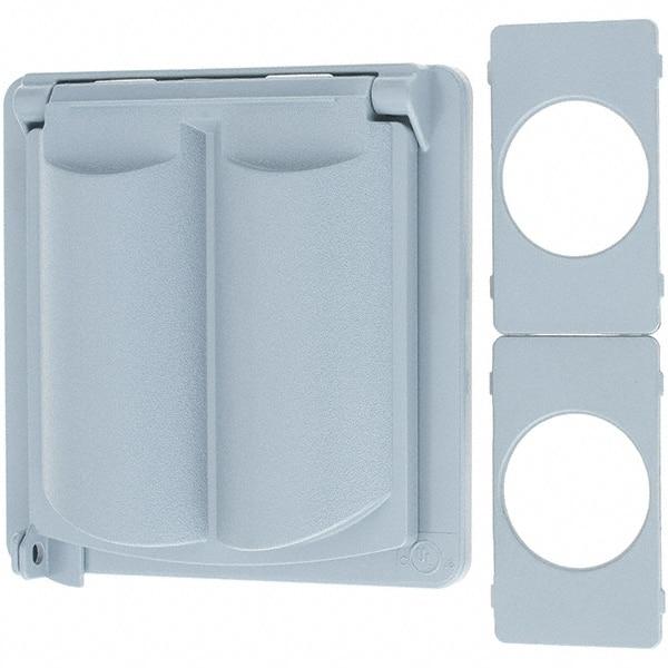 Leviton - Electrical Outlet Box PVC Device Cover - Exact Tool & Supply