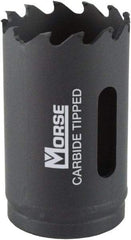 M.K. MORSE - 7/8" Diam, 1-15/16" Cutting Depth, Hole Saw - Carbide-Tipped Saw, Toothed Edge - Exact Tool & Supply