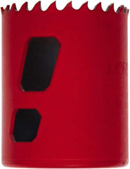 M.K. MORSE - 1-1/2" Diam, 1-15/16" Cutting Depth, Hole Saw - Bi-Metal Saw, Toothed Edge - Exact Tool & Supply