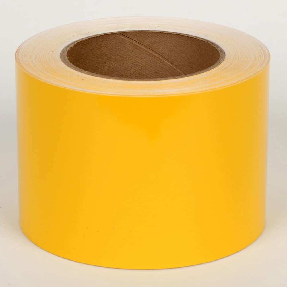 Cobra Systems - Labels, Ribbons & Tapes; Type: Vinyl Tape ; Color: Yellow ; For Use With: VNM8 ; Width (Inch): 9 ; Length (Feet): 150 ; Material: Vinyl - Exact Tool & Supply