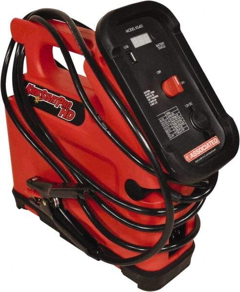 Associated Equipment - 12 Volt Battery Powered Starter - 1,700 Peak Amps - Exact Tool & Supply