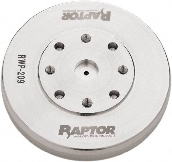 Raptor Workholding - 9.055" Jaw Width, 1-1/2" High Riser - For Use with 4 & 5 Axis Workholding Systems - Exact Tool & Supply