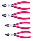 Wiha 90 Degree Bent Internal Retaining Ring Plier Set -- 4 Pieces -- Includes: Tips: .035; .050; .070; & .090" - Exact Tool & Supply