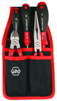 Soft Grip Belt Pack Pouch Set With Slotted & Philips Drivers Diagonal Cutters & Long Nose Pliers. 5 Pc. Set - Exact Tool & Supply