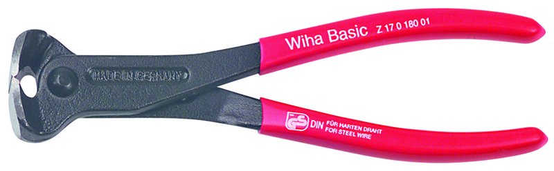 8" Soft Grip High Leverage End Cutting Nippers - Exact Tool & Supply