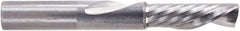 Amana Tool - 1/4" Cutting Diam x 3/4" Length of Cut, 1 Flute, Downcut Spiral Router Bit - Right Hand Cut, Solid Carbide, 2" OAL x 1/4" Shank Diam - Exact Tool & Supply