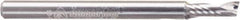 Amana Tool - 1/8" Cutting Diam x 5/16" Length of Cut, 1 Flute, Upcut Spiral Router Bit - Right Hand Cut, Solid Carbide, 1-1/2" OAL x 1/8" Shank Diam - Exact Tool & Supply