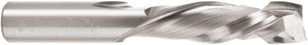 Amana Tool - 1/2" Cutting Diam x 1-5/8" Length of Cut, 2 Flute, Compression Spiral Router Bit - Right Hand Cut, Solid Carbide, 3-1/2" OAL x 1/2" Shank Diam, Laminate Trim - Exact Tool & Supply