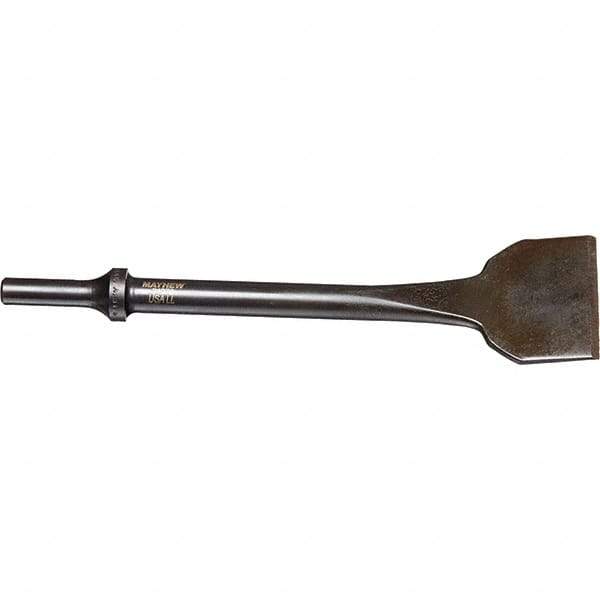 Mayhew - 2" Head Width, 8-1/2" OAL, Scraper Punch - Round Drive, Round Shank, Steel - Exact Tool & Supply