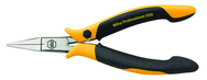 Short Flat Nose Pliers; Smooth Jaws ESD Safe Precision - Exact Tool & Supply
