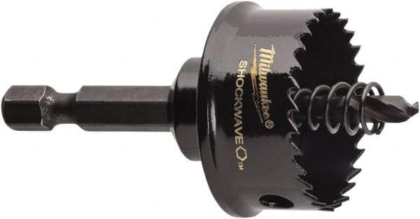 Milwaukee Tool - 1-1/8" Diam, 5/8" Cutting Depth, Hole Saw - Bi-Metal Saw, Toothed Edge - Exact Tool & Supply