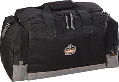 Ergodyne - 3,780 Cubic Inch, Polyester Empty Gear Bag - 12 Inch Wide x 12 Inch Deep x 25 Inch High, Black - Exact Tool & Supply