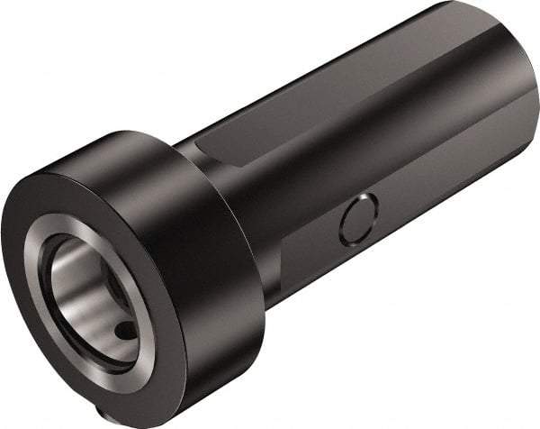 Sandvik Coromant - Neutral Cut, C5 Modular Connection, Round Shank Lathe Modular Clamping Unit - 10mm Square Shank Diam, 6.457" OAL, Through Coolant - Exact Tool & Supply