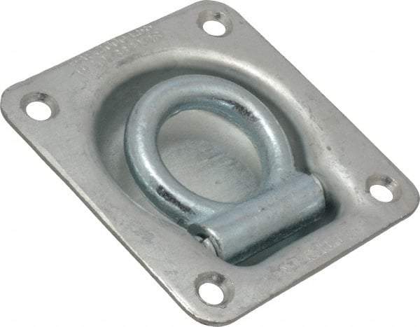 Value Collection - Zinc Finish Trap Door Ring - 1" High x 3-3/4" Wide - Exact Tool & Supply