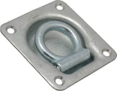 Value Collection - Zinc Finish Trap Door Ring - 1" High x 3-3/4" Wide - Exact Tool & Supply