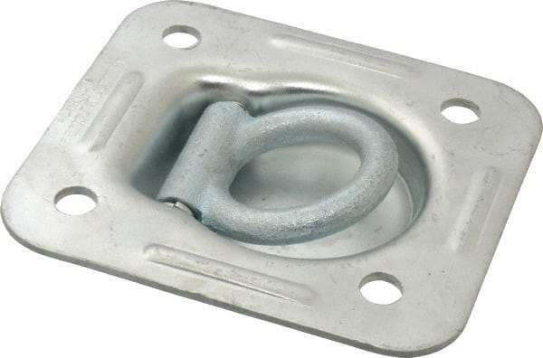 Value Collection - Zinc Finish Trap Door Ring - 1" High x 4-1/2" Wide - Exact Tool & Supply