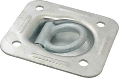Value Collection - Zinc Finish Trap Door Ring - 1" High x 4-1/2" Wide - Exact Tool & Supply