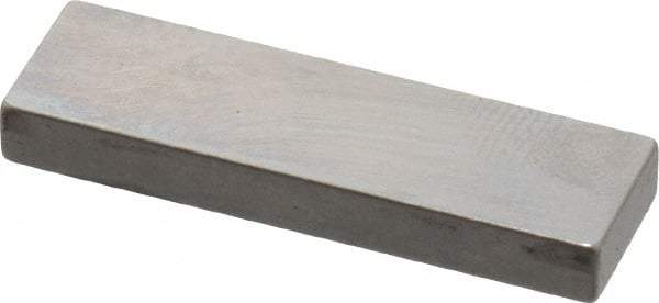 Mitutoyo - 0.139" Rectangular Steel Gage Block - Accuracy Grade 0, Includes Certificate of Inspection - Exact Tool & Supply