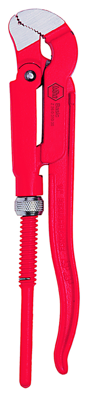 1" Pipe Capacity - 12.6" OAL - Wrench Narrow Style S-Jaw - Exact Tool & Supply