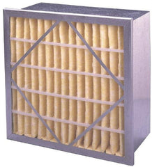 PrecisionAire - 12" Noml Height x 24" Noml Width x 12" Noml Depth, 65% Capture Efficiency, Rigid Box Air Filter - MERV 11, Synthetic Polypropylene, Integrated Corrosion-Resistant Steel Frame, 1,000 CFM - Exact Tool & Supply
