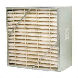 Value Collection - 24" Noml Height x 24" Noml Width x 12" Noml Depth, 65% Capture Efficiency, Rigid Box Air Filter - MERV 11, Synthetic Polypropylene, Integrated Corrosion-Resistant Steel Frame, 2,000 CFM - Exact Tool & Supply