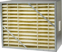 PrecisionAire - 20" Noml Height x 24" Noml Width x 12" Noml Depth, 65% Capture Efficiency, Rigid Box Air Filter - MERV 11, Synthetic Polypropylene, Integrated Corrosion-Resistant Steel Frame, 1,660 CFM - Exact Tool & Supply