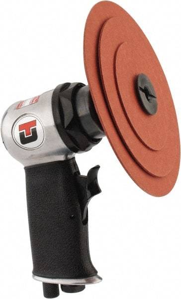 Universal Tool - 3" Max Disc, 20,000 RPM, Pneumatic Handheld Disc Sander - 4 CFM, 1/4 NPT Inlet, 0.33 hp, 90 psi - Exact Tool & Supply