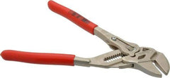 Knipex - 7" OAL, Pipe Wrench Tongue & Groove Pliers - Smooth Smooth Jaws, Standard Head - Exact Tool & Supply