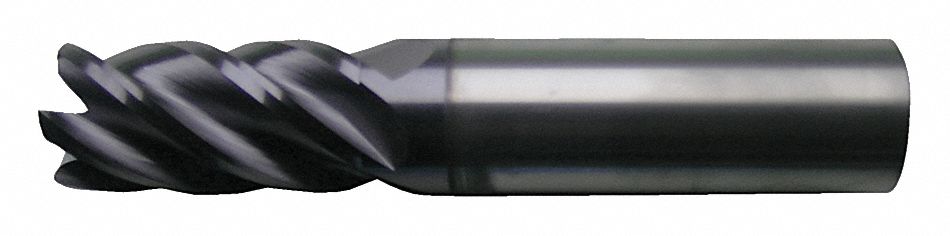 Corner Radius End Mill, Grade High Performance, List Number CEM-V2-5R