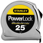 STANLEY® PowerLock® Tape Measure with BladeArmor® Coating 1" x 25' - Exact Tool & Supply