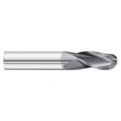 9/64 x 9/16 x 2 3 Flute Ball Nose  End Mill- Series 3300SD - Exact Tool & Supply