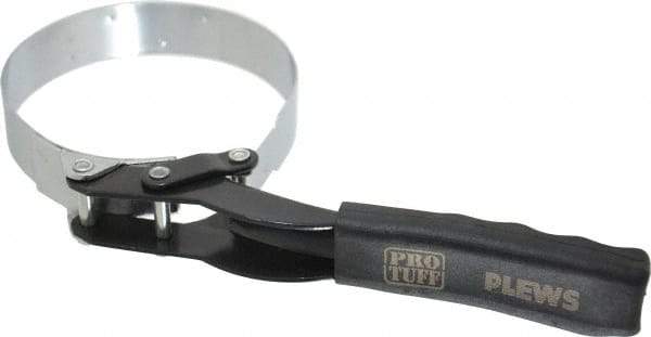 Plews - 4-1/8 to 4-1/2" Diam, Standard Handle Truck Oil Filter Wrench - Steel, For Use with Filters from 4-1/8 to 4-1/2" - Exact Tool & Supply