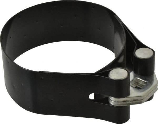 Plews - 4-1/8 to 4-21/32" Diam, Heavy Duty Oil Filter Wrench - Steel, For Use with Filters from 4-1/8 to 4-21/32" - Exact Tool & Supply